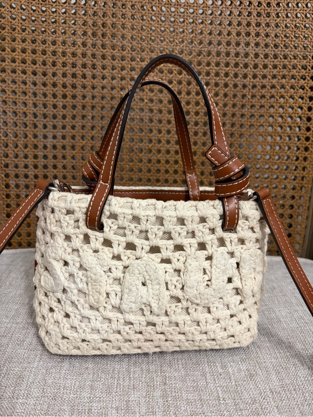 Staud Ria Crochet Mini Bag